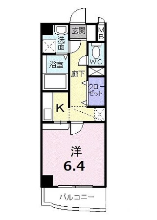 七隈駅 徒歩20分 7階の物件間取画像